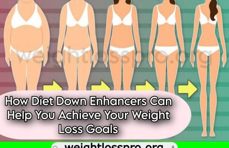 How Diet Down Enhancers Can Help You Achieve Your Weight Loss Goals